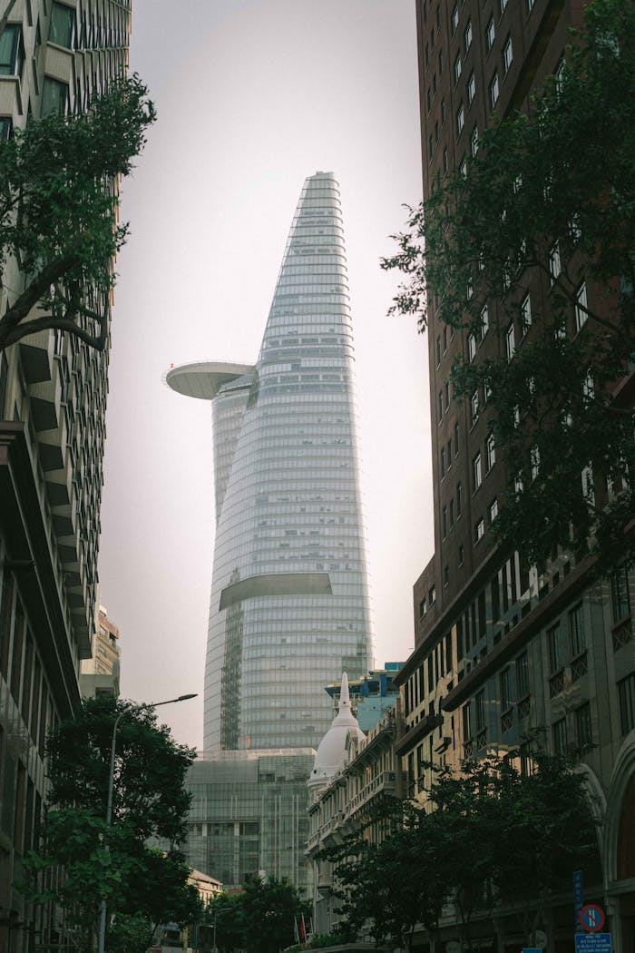 Glass Skyscraper in Vietnam 